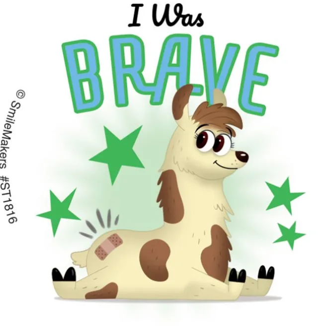 I Was Brave Little Animals Stickers