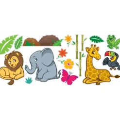 Jungle Friends Assorted Wall Decals
