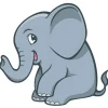 Jungle Friends Elephant Wall Decal