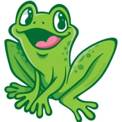 Jungle Friends Frog Wall Decal