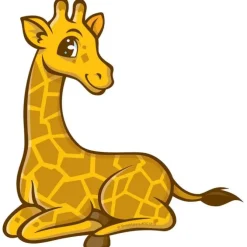 Jungle Friends Giraffe Wall Decal