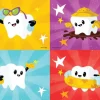 Junior Tooth Laser Recall Cards