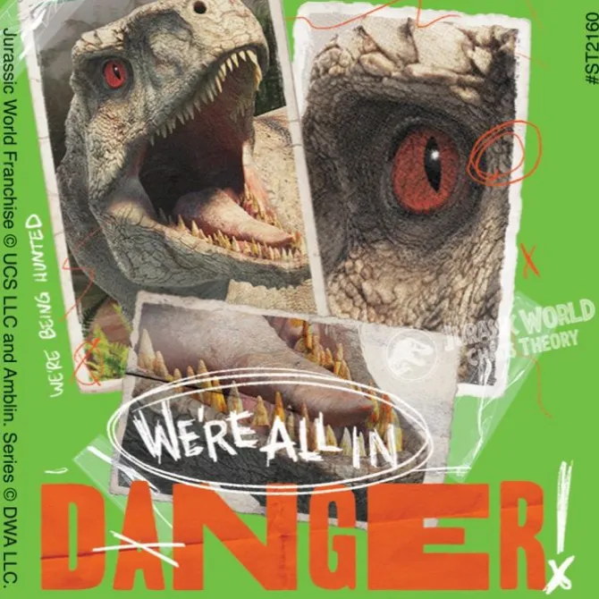 Jurassic World Camp Cretaceous Chaos Stickers