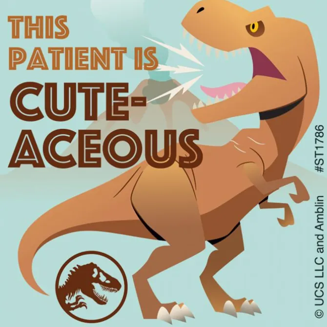 Jurassic World Patient Stickers