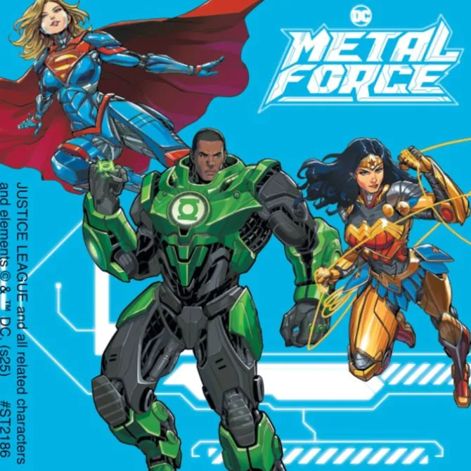 Justice League Metal Force Stickers