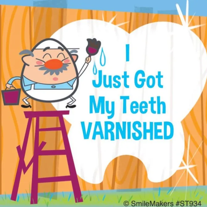 Just Varnished My Teeth Stickers