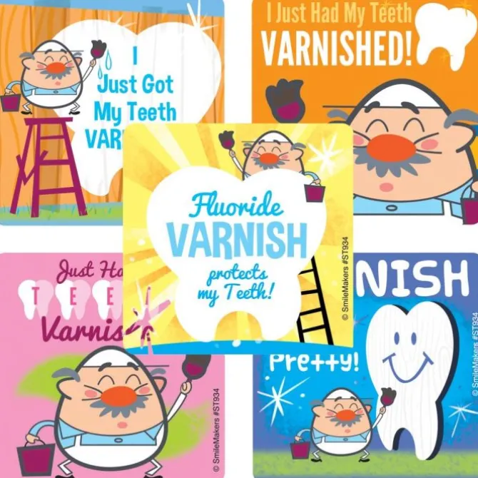 Just Varnished My Teeth Stickers