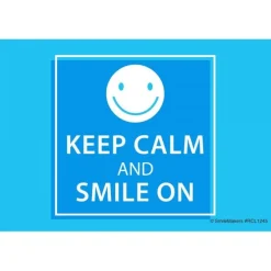 Keep Calm and Smile On Recall Cards