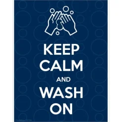 Keep Calm and Wash Your Hands Wall Decal