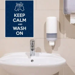 Keep Calm and Wash Your Hands Wall Decal