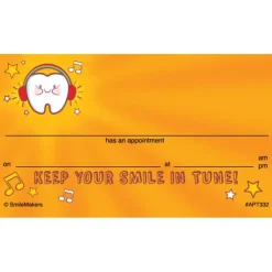 Keep Your Smile in Tune Appointment Cards