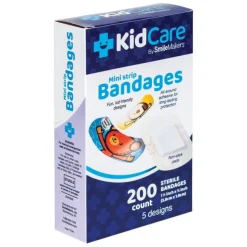 KidCare™ Animal Hug Mini Strip Bandages