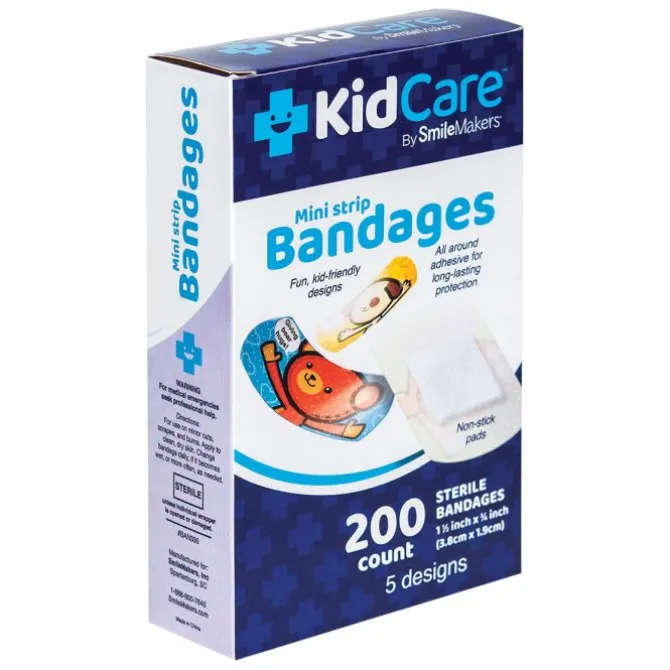 KidCare™ Animal Hug Mini Strip Bandages