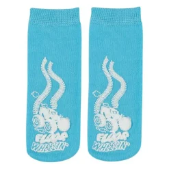KidCare™ Blue 4-Wheeler Ankle Length Slipper Socks - 1 pair