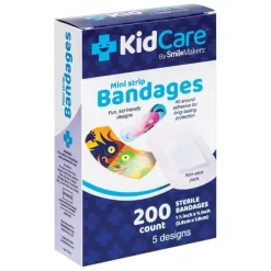 KidCare™ Monster Mini Strip Bandages