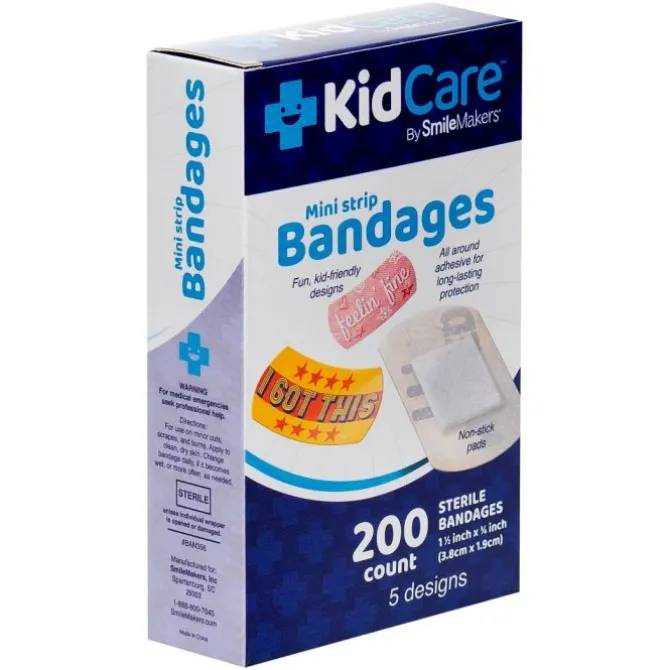 KidCare™ Sayings Mini Strip Bandages