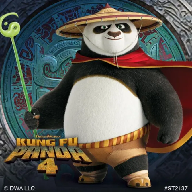 Kung Fu Panda 4 Stickers