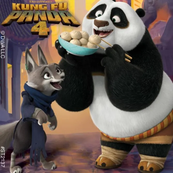 Kung Fu Panda 4 Stickers