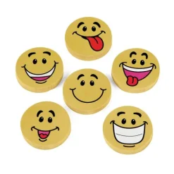 Large Smile Face Erasers