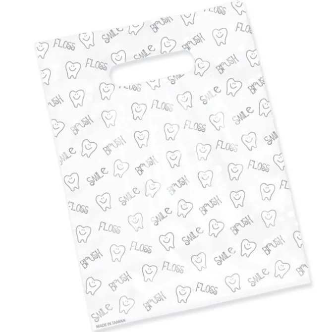 Large Tooth Scatter Print Bags