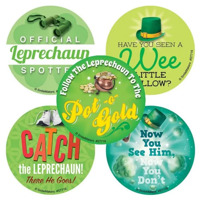 Leprechaun Spotter Stickers