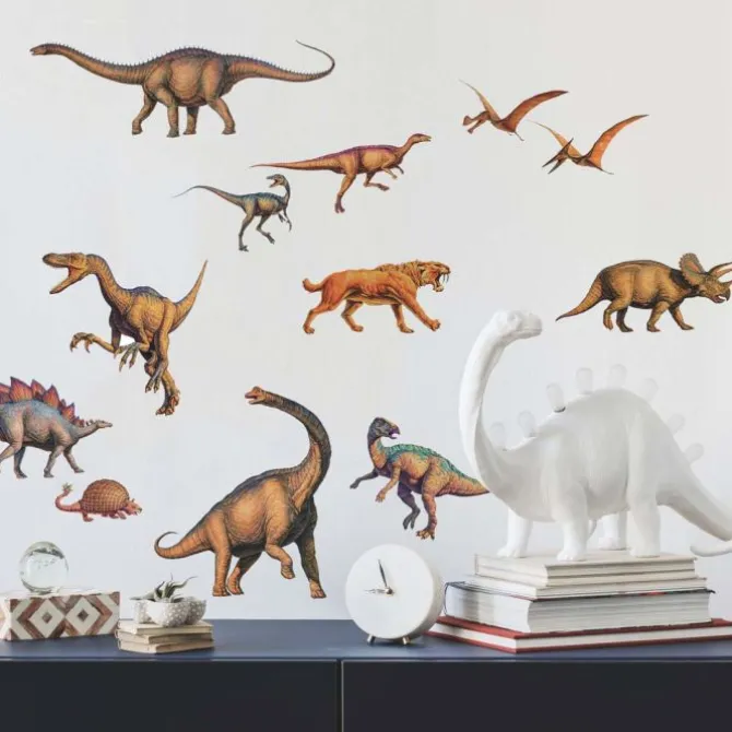 Lifelike Dinosaurs Wall Decals
