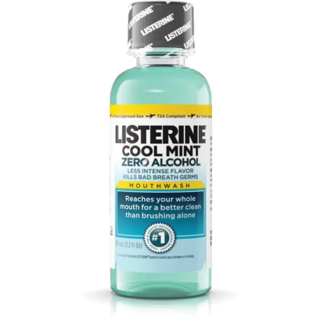 Listerine® Cool Mint Zero Alcohol Travel Size Mouthwash