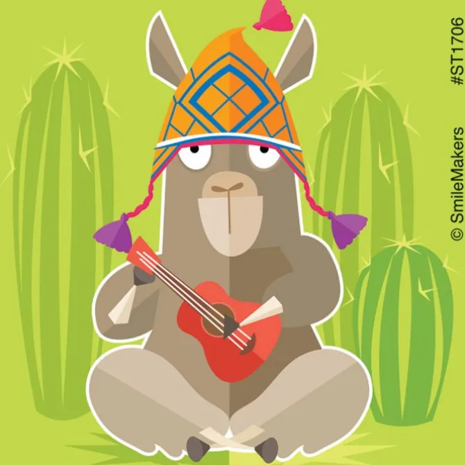 Lively Llama Stickers