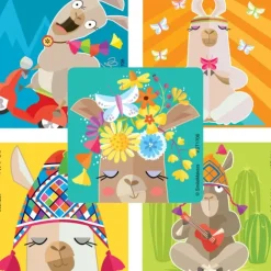 Lively Llama Stickers
