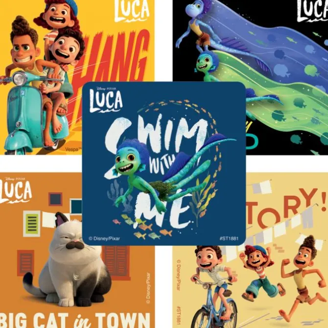 Luca Movie Stickers