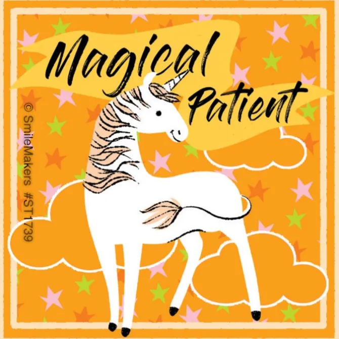 Magical Patient Unicorn Stickers