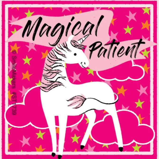 Magical Patient Unicorn Stickers