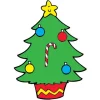 Make Your Own Christmas Tree Stickers