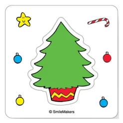 Make Your Own Christmas Tree Stickers
