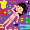 Make-Your-Own Dress-Up Girl Stickers
