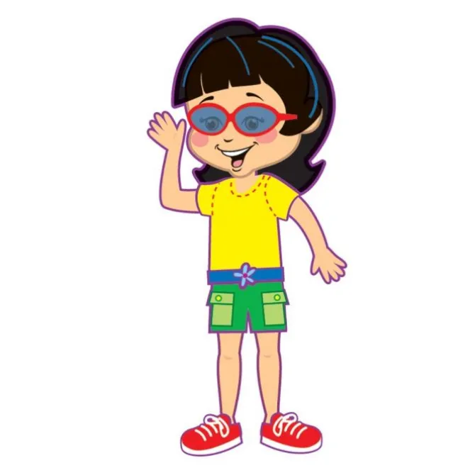 Make-Your-Own Dress-Up Girl Stickers