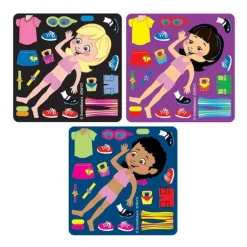 Make-Your-Own Dress-Up Girl Stickers