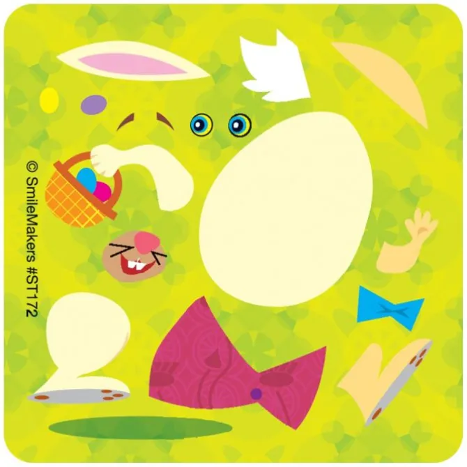 Make Your Own Easter Bunny Stickers