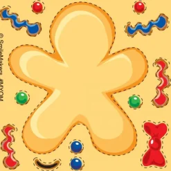 Make Your Own Gingerbread Man Stickers