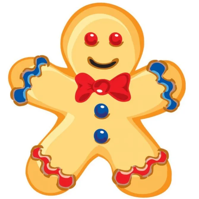 Make Your Own Gingerbread Man Stickers