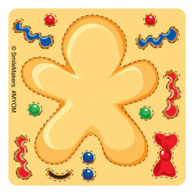 Make Your Own Gingerbread Man Stickers