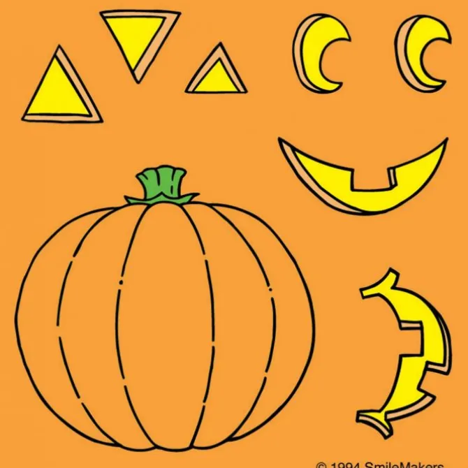 Make-Your-Own Jack-O-Lantern Sticker
