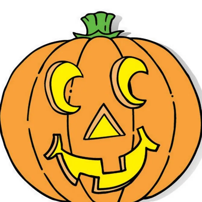 Make-Your-Own Jack-O-Lantern Sticker
