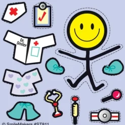 Make-Your-Own Medical Smiley Stickers