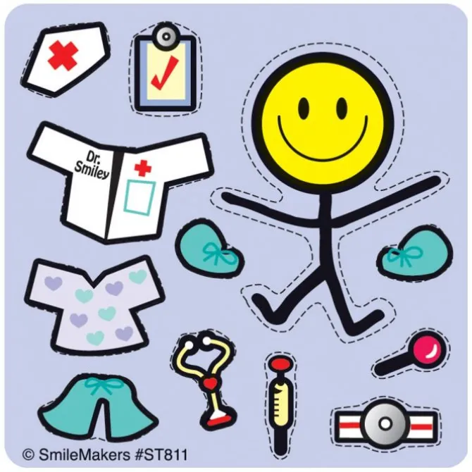 Make-Your-Own Medical Smiley Stickers