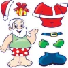 Make Your Own Santa Stickers