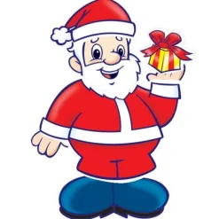 Make Your Own Santa Stickers