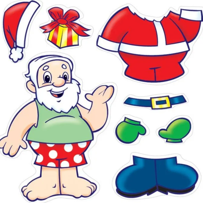 Make Your Own Santa Stickers