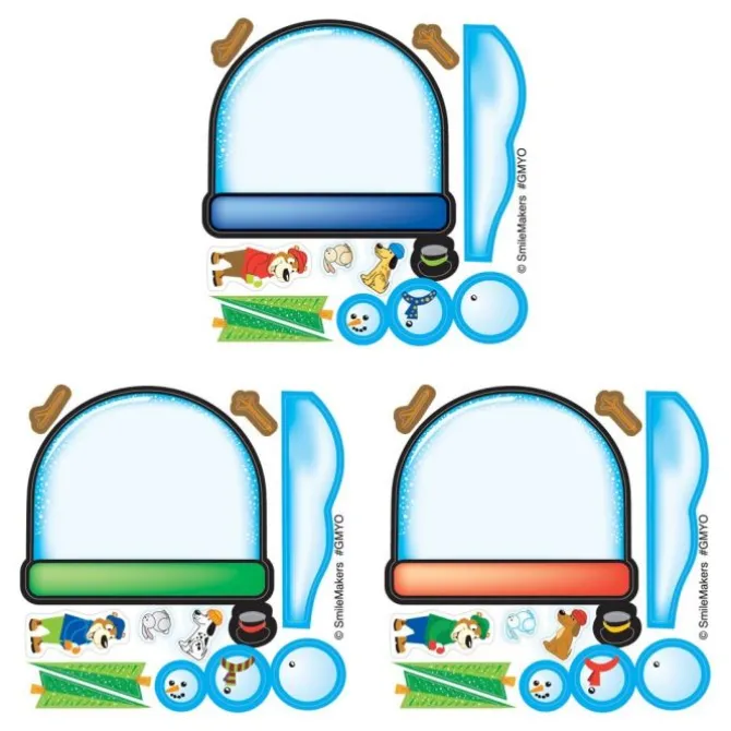 Make Your Own Snow Globe Stickers