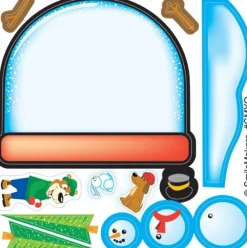 Make Your Own Snow Globe Stickers